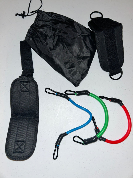 6 piece ankle resistance band set