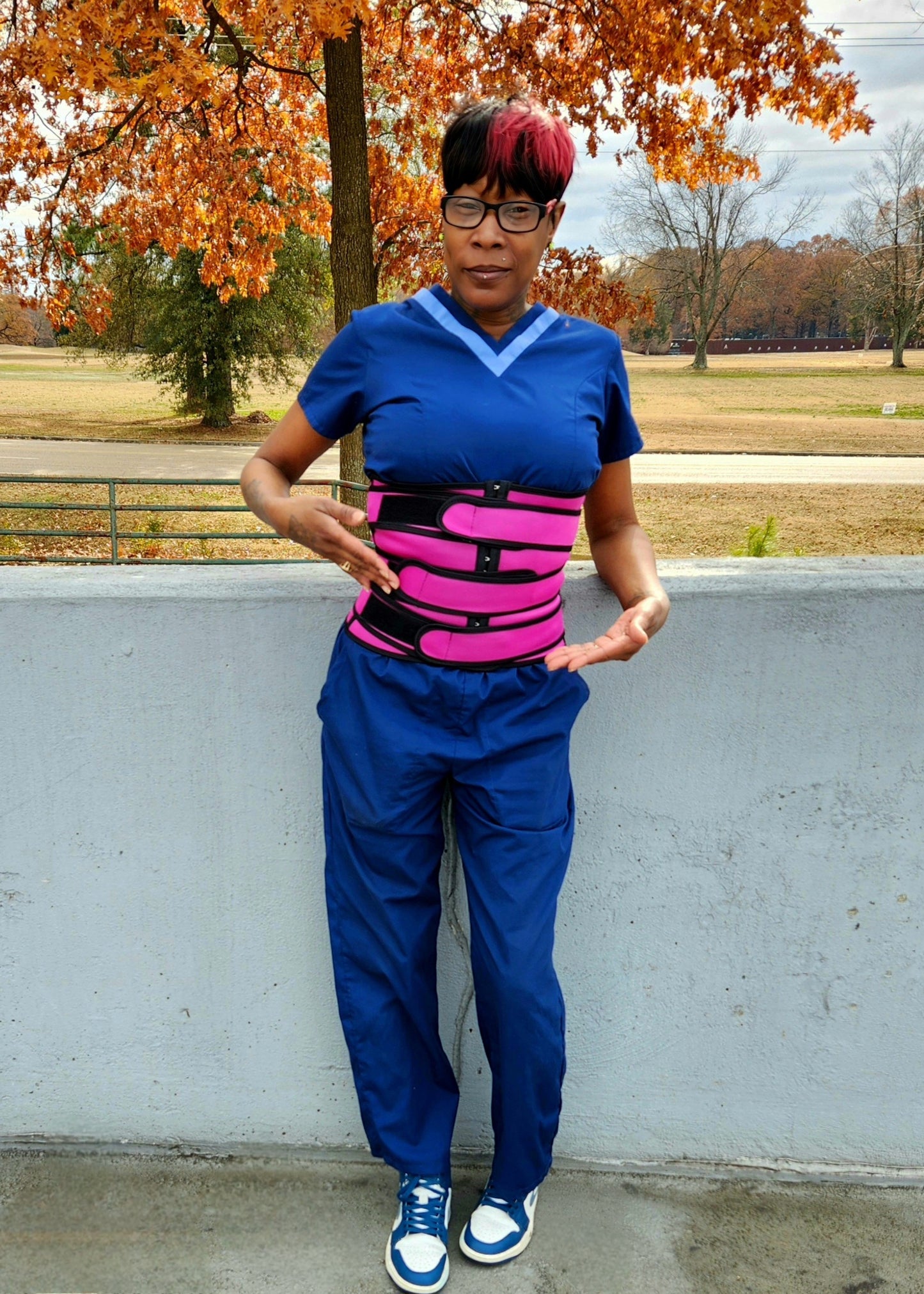 Pink Waist trainers