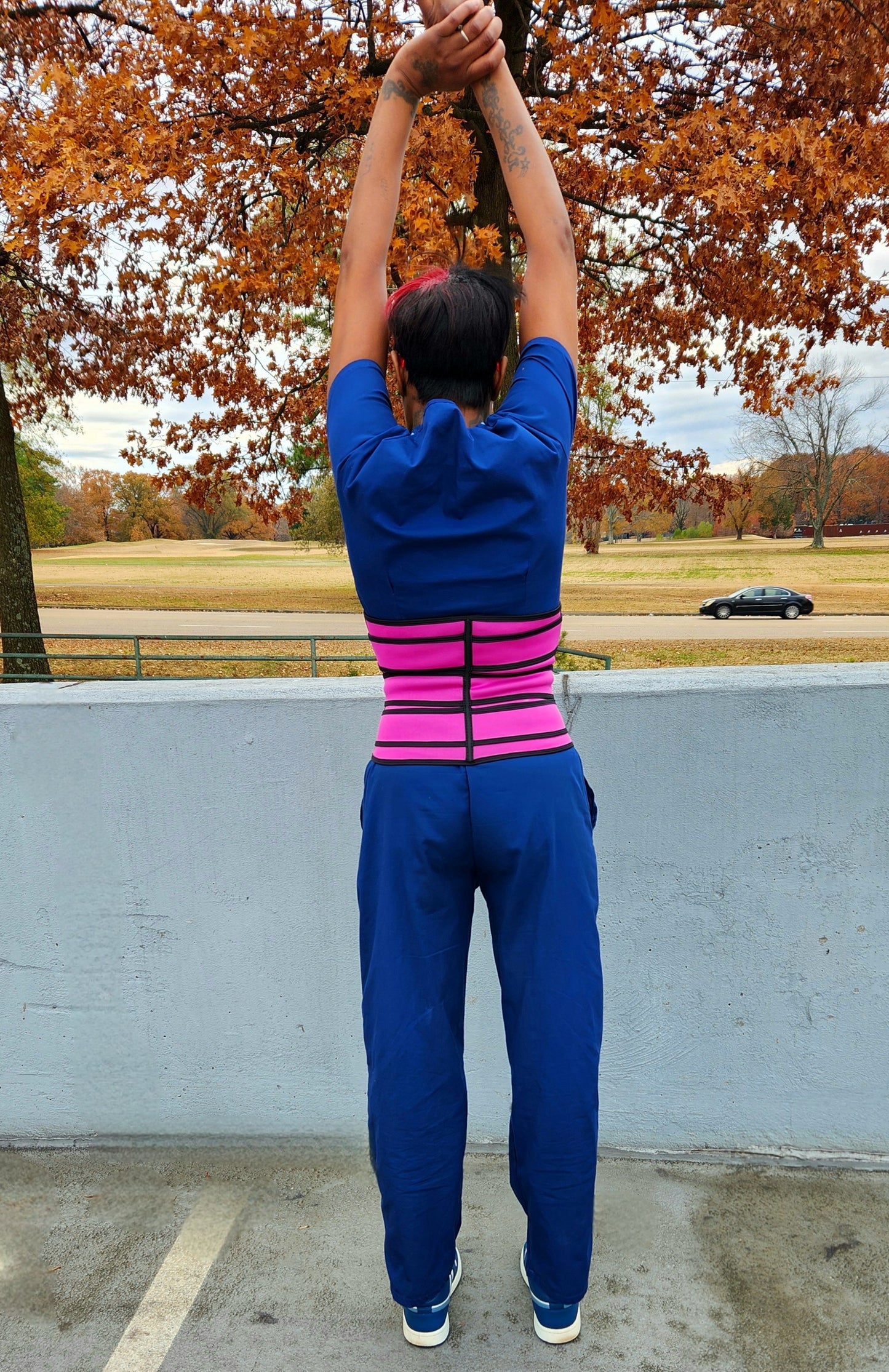 Pink Waist trainers