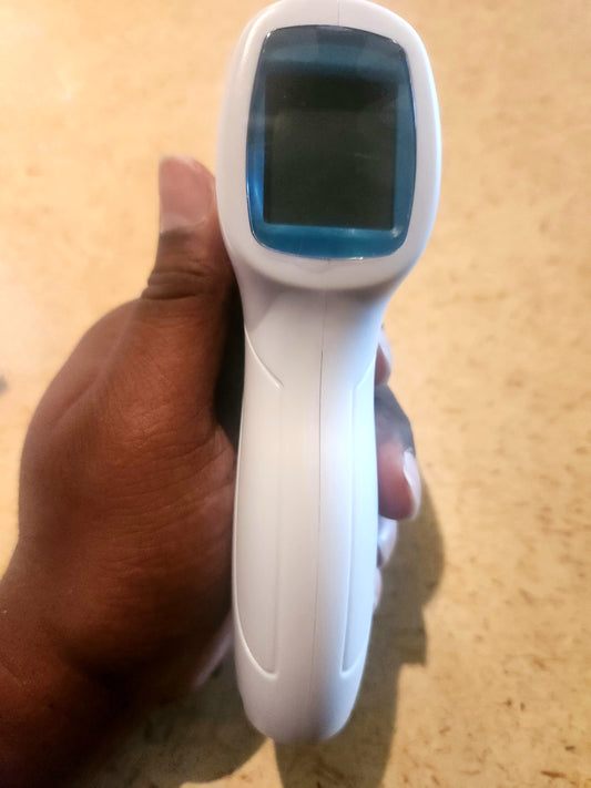 Infrared thermometer to check temperature.