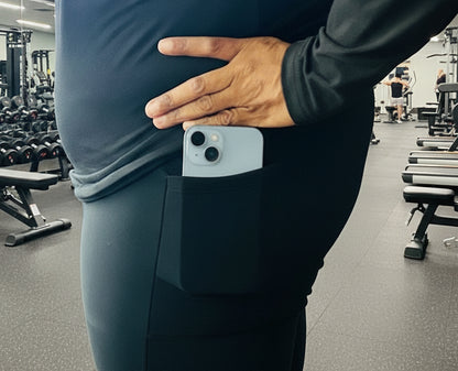 Slim Fit Thermal Leggings w/ Pockets