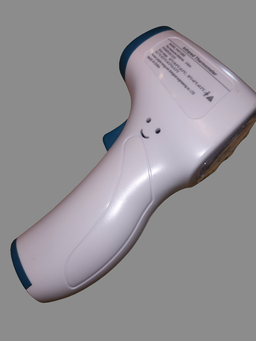 Infrared thermometer to check temperature.